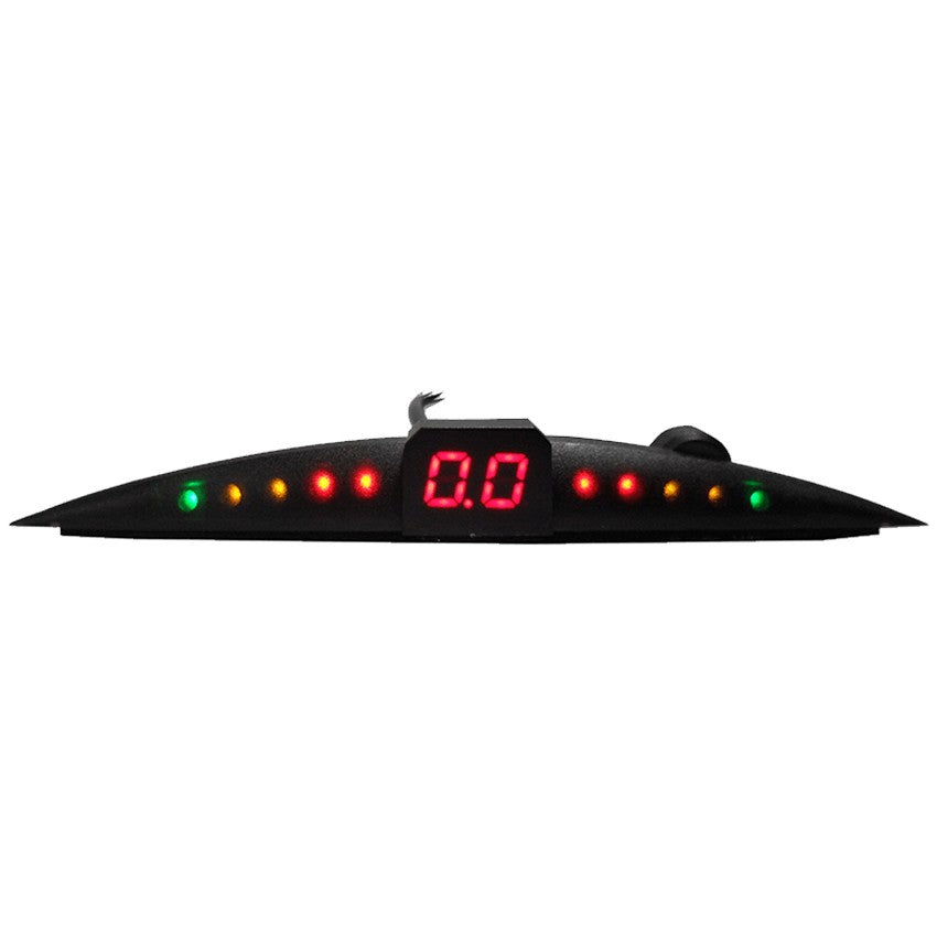 Parkeringssensor med display – Olivgrön – ultraljudssensor – 4 sensorer