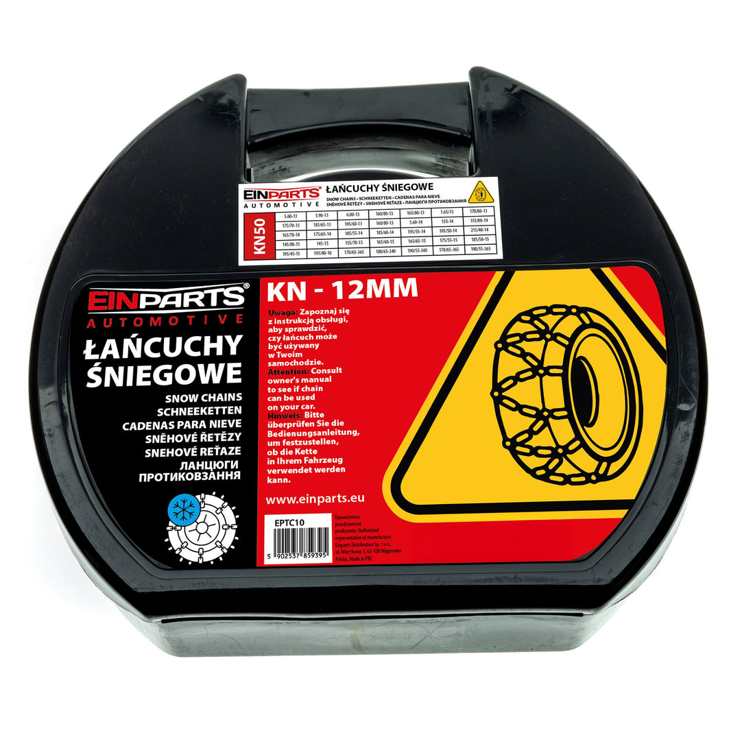 Snökedjor och snösockor – Härdat stål – 2-pack