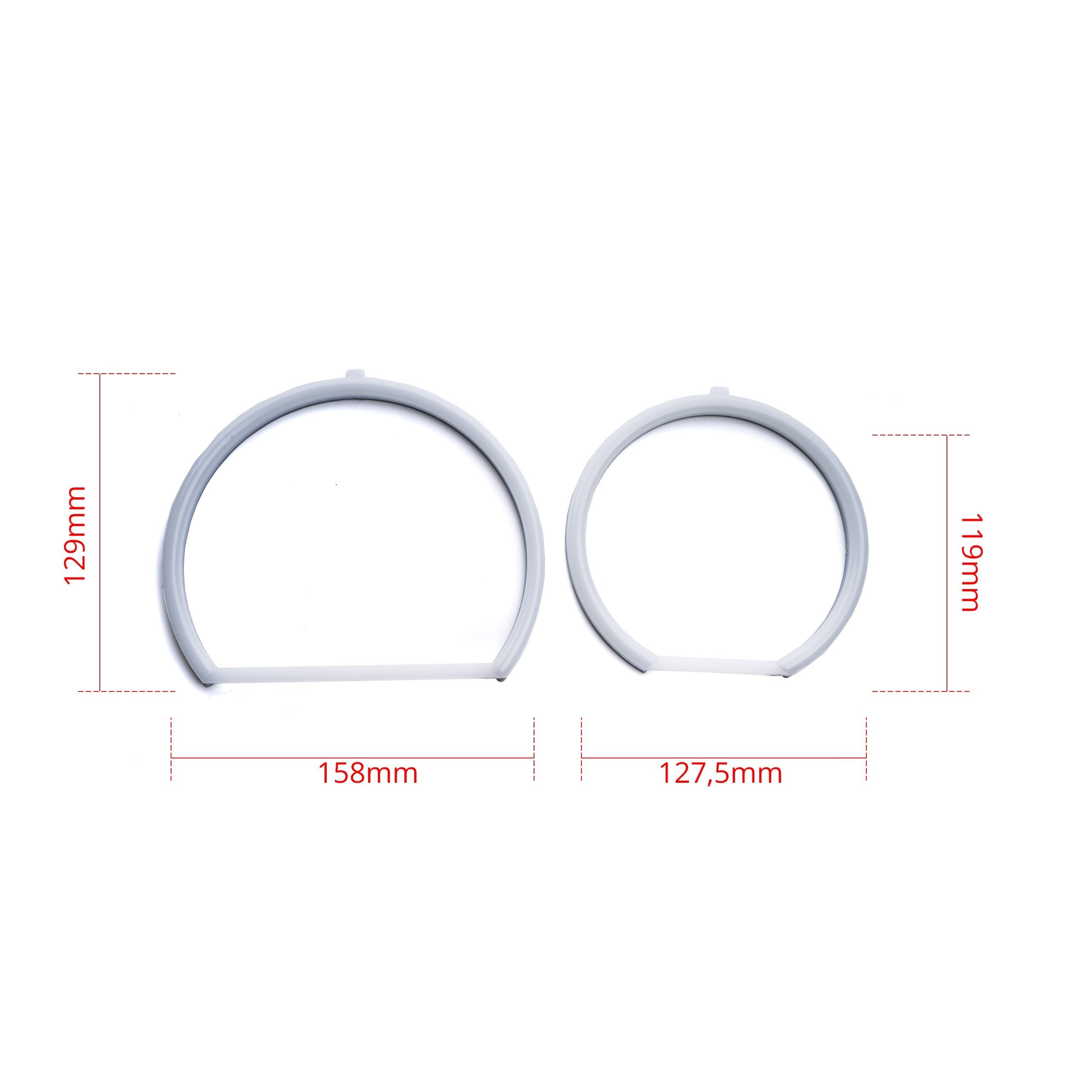 Angel Eyes-belysning BMW X5 E53 – 6000K – 119/ 129 mm