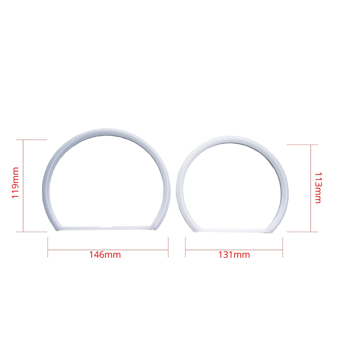 Angel Eyes-belysning BMW 3 E46 utan projektorlins/3 E46 Fl m.fl. – 6000K