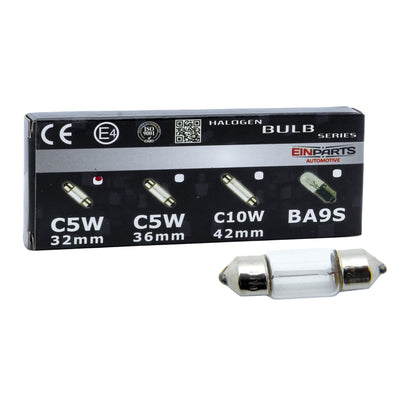 Halogenlampa – C5W – 9V - 16V – 5 W