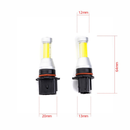 LED-lampa för bil – P13W – PG18.5D-3 – 6000K – 1 LED – COB – 2-pack