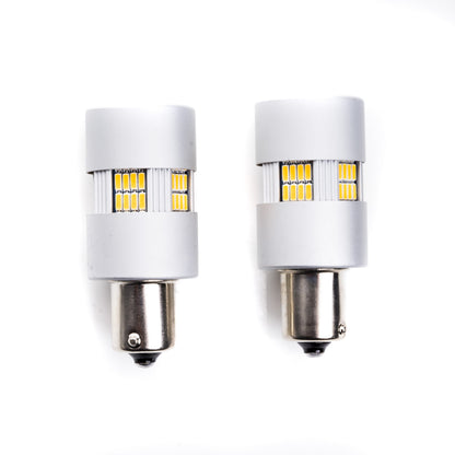 LED-lampa för bil – PY21W – BAU15S – 1700–1800K (Orange) – 135 LED – SMD 4014