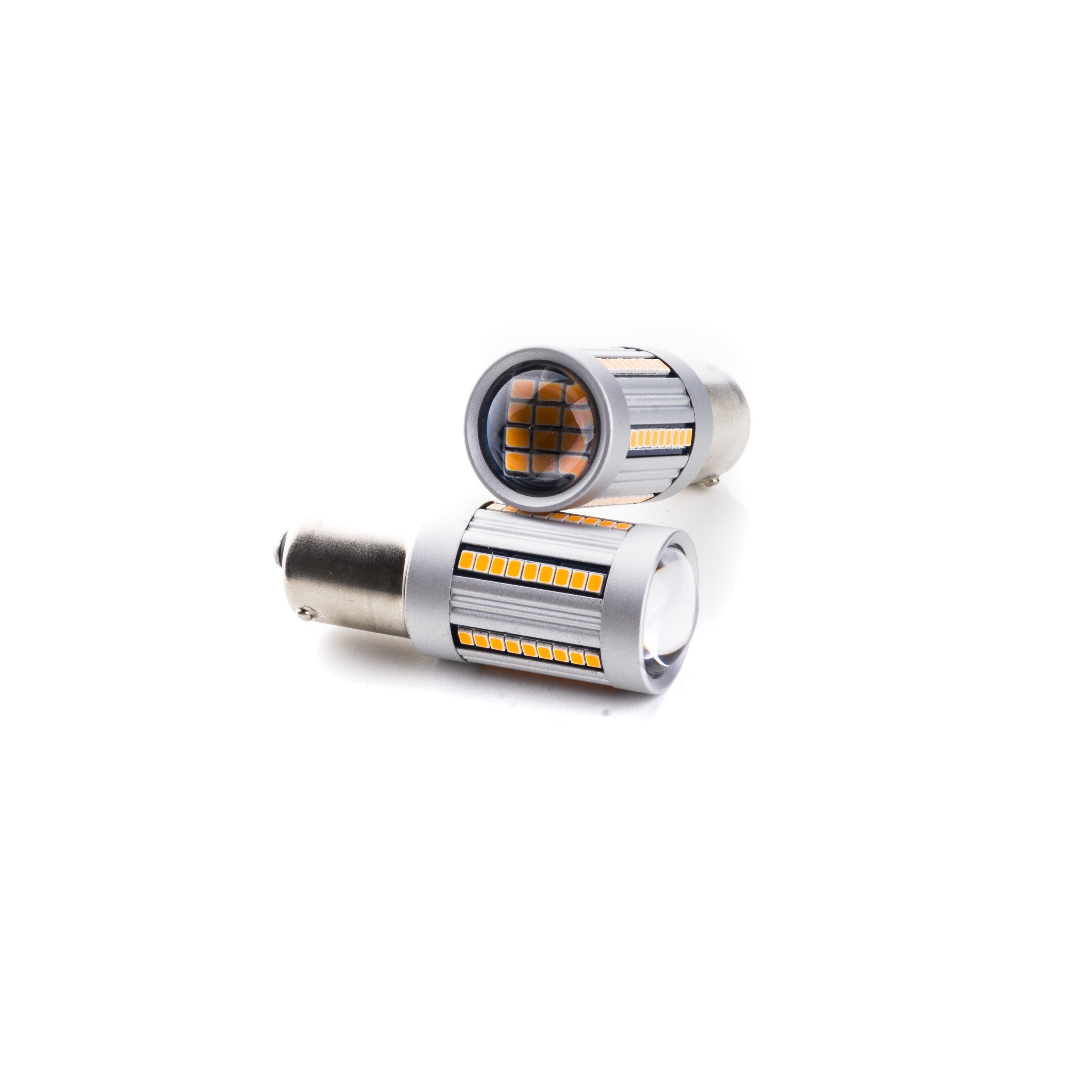 LED-lampa för bil – P21W – BA15S – 1700–1800K (Orange) – 66 LED – SMD 2016