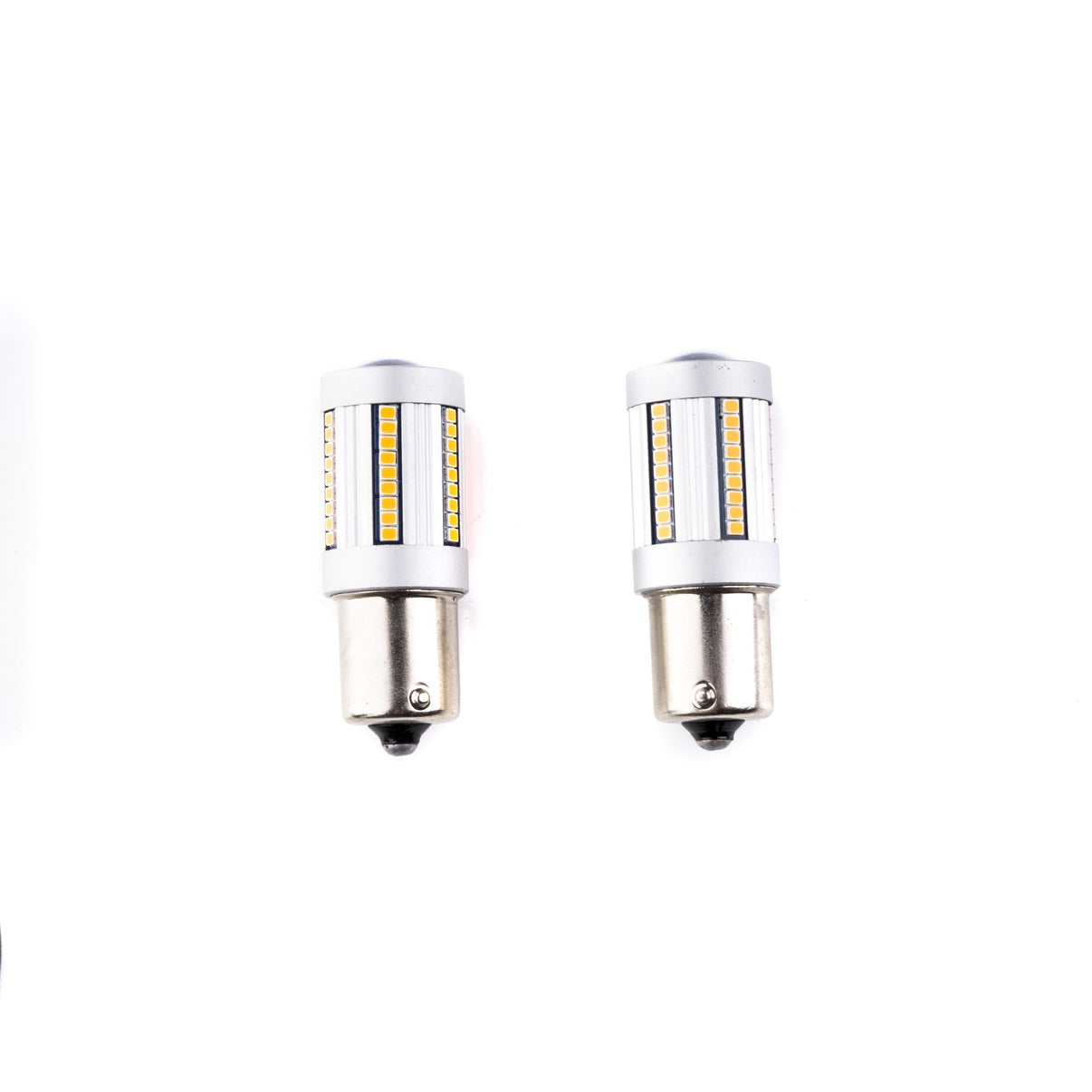 LED-lampa för bil – PY21W – BAU15S – 1700–1800K (Orange) – 66 LED – SMD 2016