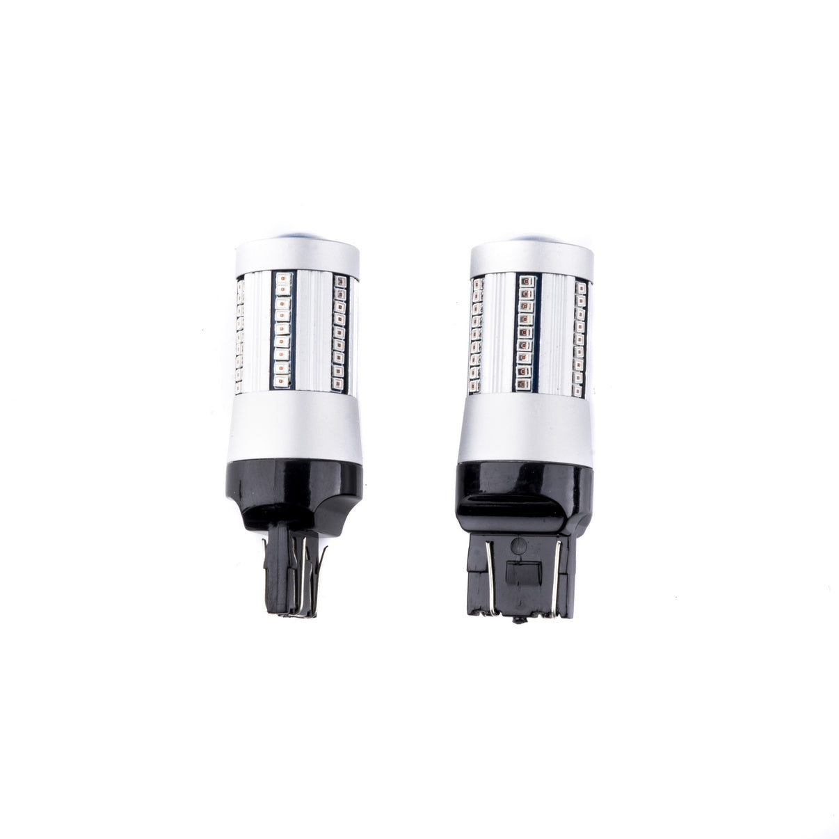 LED-lampa för bil – W2,1x9,5d1/5W – W3x16q – 1000–1500K (Röd) – 66 LED