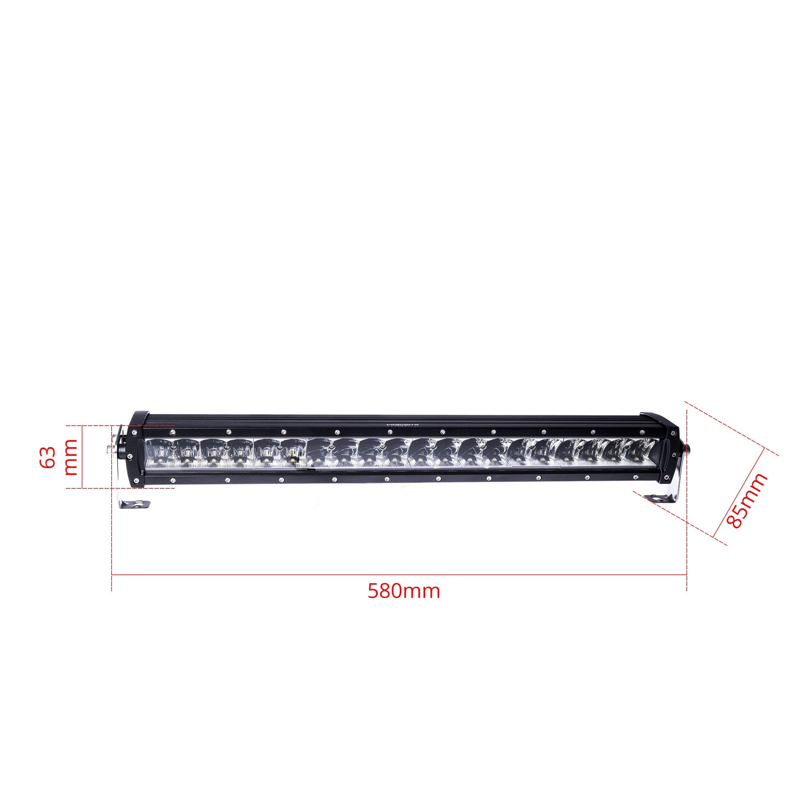LED-arbetslampa – 200 W – 6000K – 20 LED – 27000 LM – 580 mm