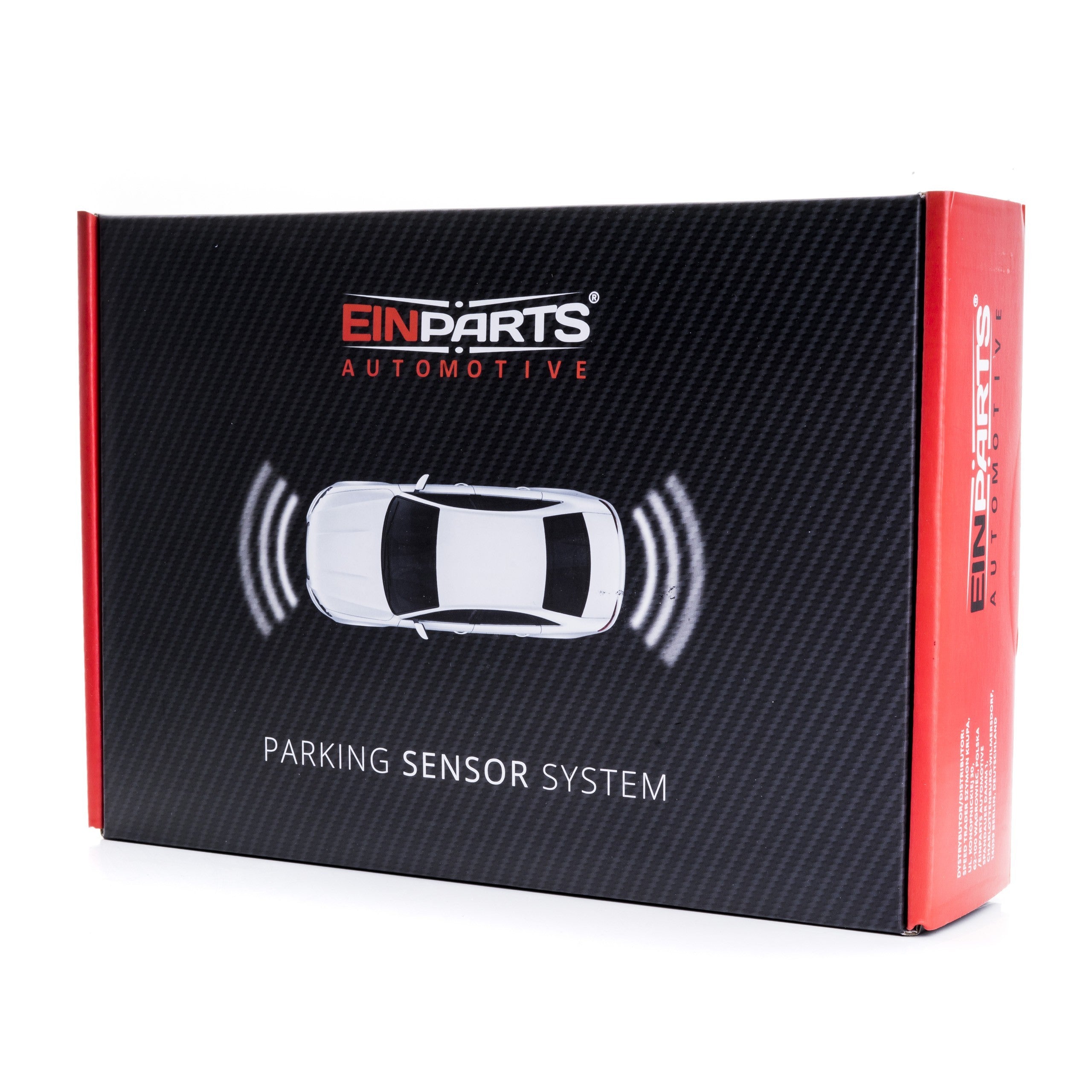 Parkeringssensor med summer – Vit – ultraljudssensor – 4 sensorer – 4x 2,5 m