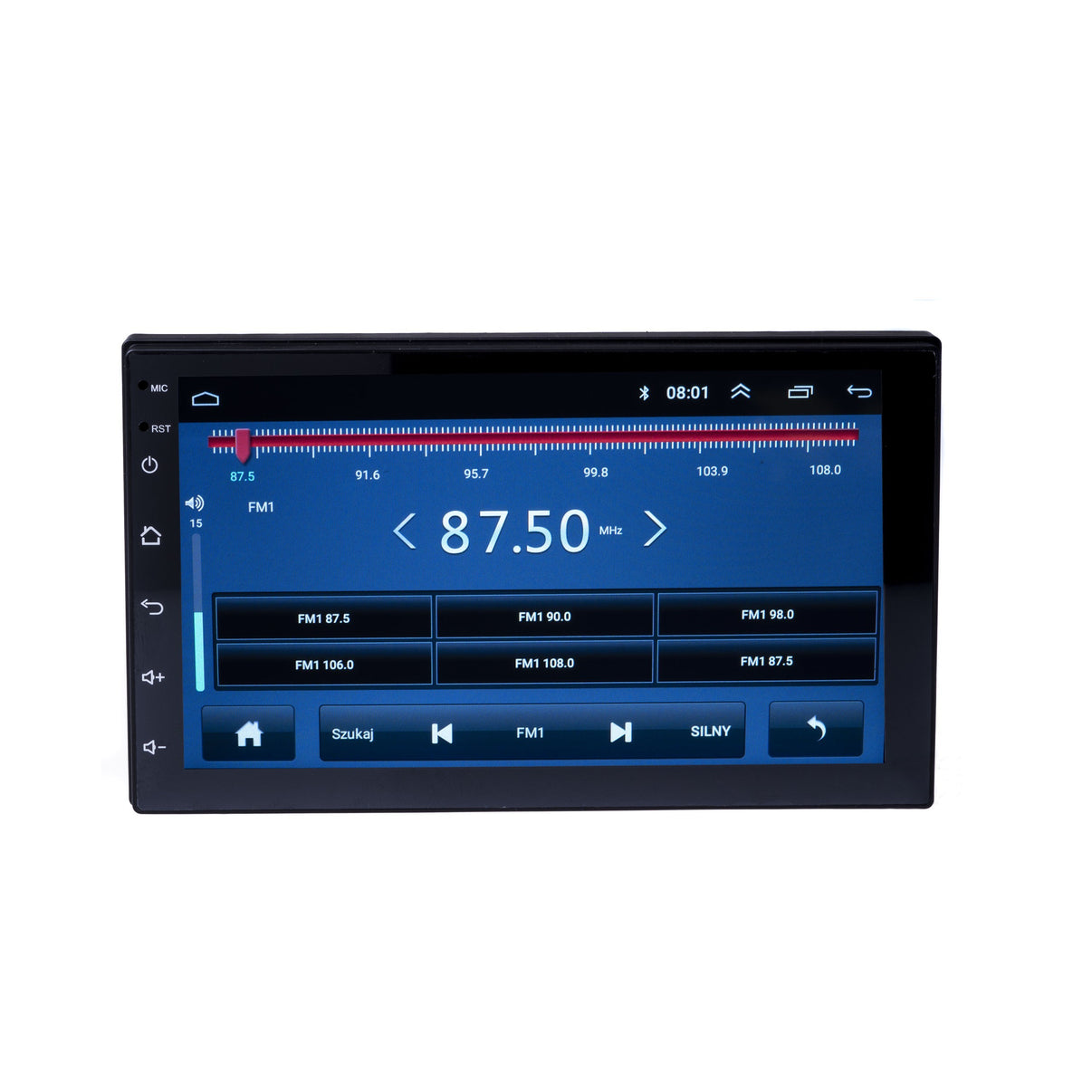 2-DIN-bilstereo – Svart – 45 W – 9V - 16V – 180 mm