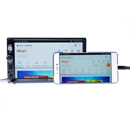 2-DIN-bilstereo – Svart – 9V - 16V