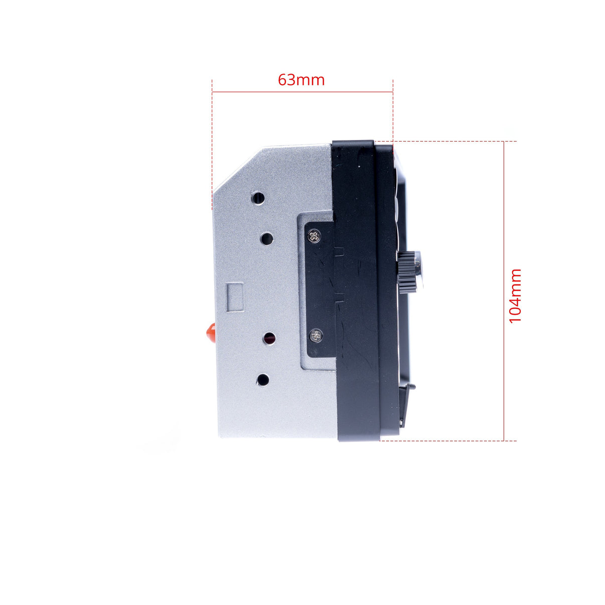 2-DIN-bilstereo – Svart – 9V - 16V
