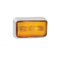 Sidomarkering 3LED Gul Krom – produktbild framifrån | LEA