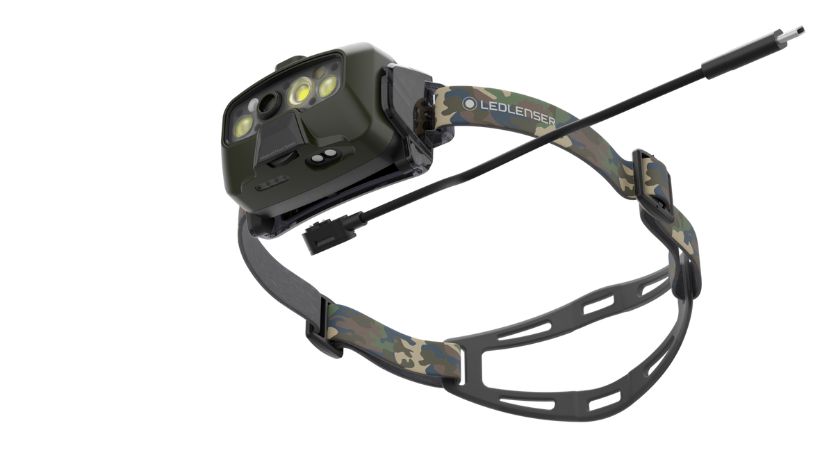 LEDLENSER HF8R Core RGB Camo – förpackning och innehåll | LEDLENSER