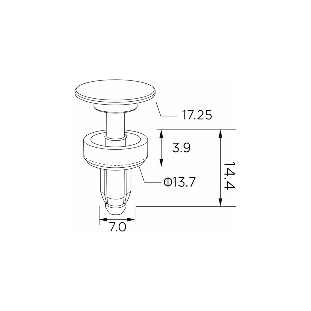 Fästclips Honda Accord IV/Accord IV Coupé m.fl. – 10-pack