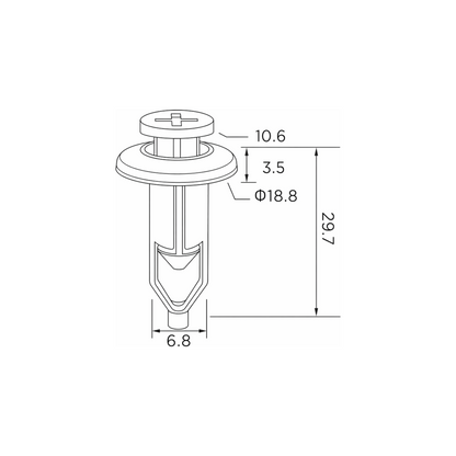 Fästclips – 10-pack