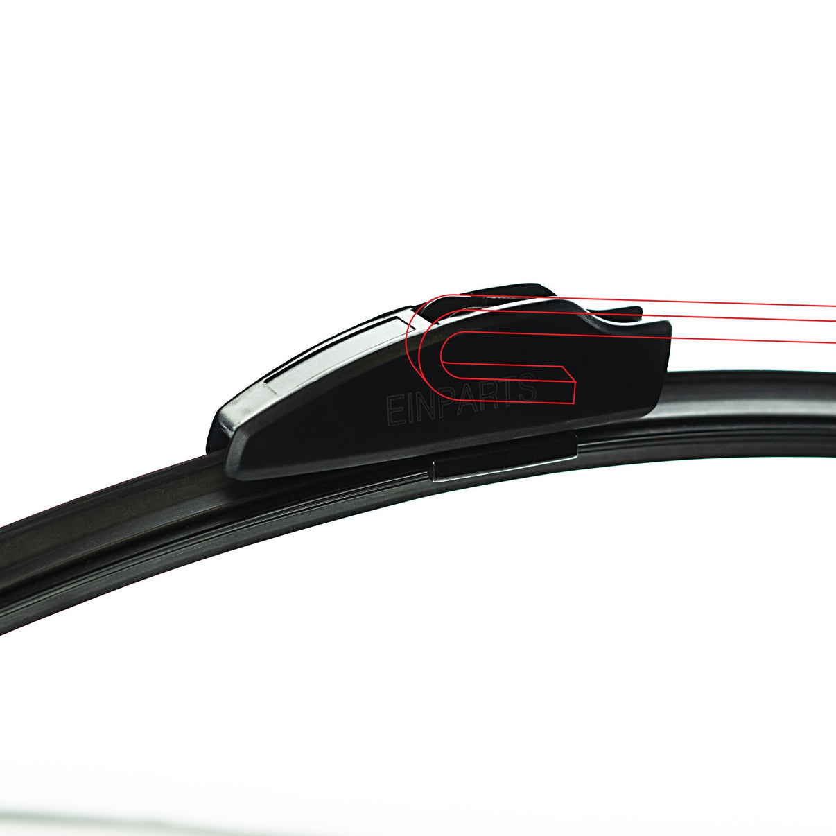 Torkarblad – fram – 380 mm – U-formad