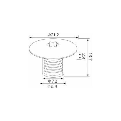 Fästclips Dodge Caliber/Dakota Extended m.fl. – 10-pack