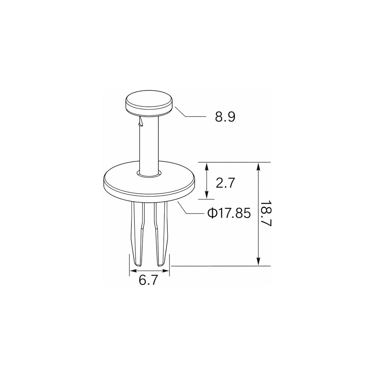 Fästclips – 10-pack