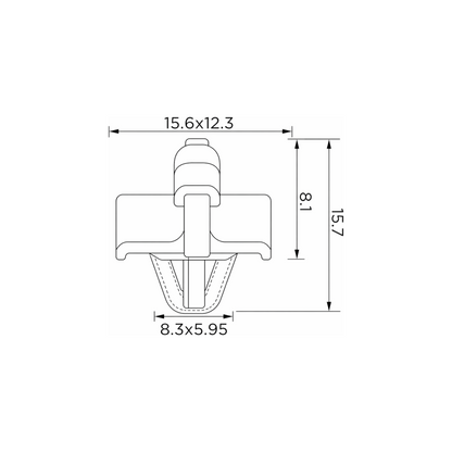 Fästclips – 10-pack