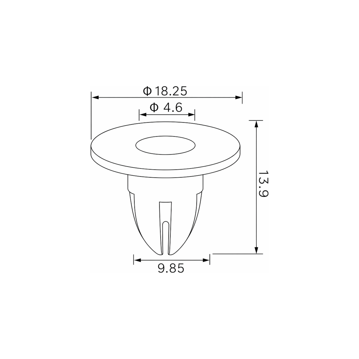 Fästclips – 10-pack