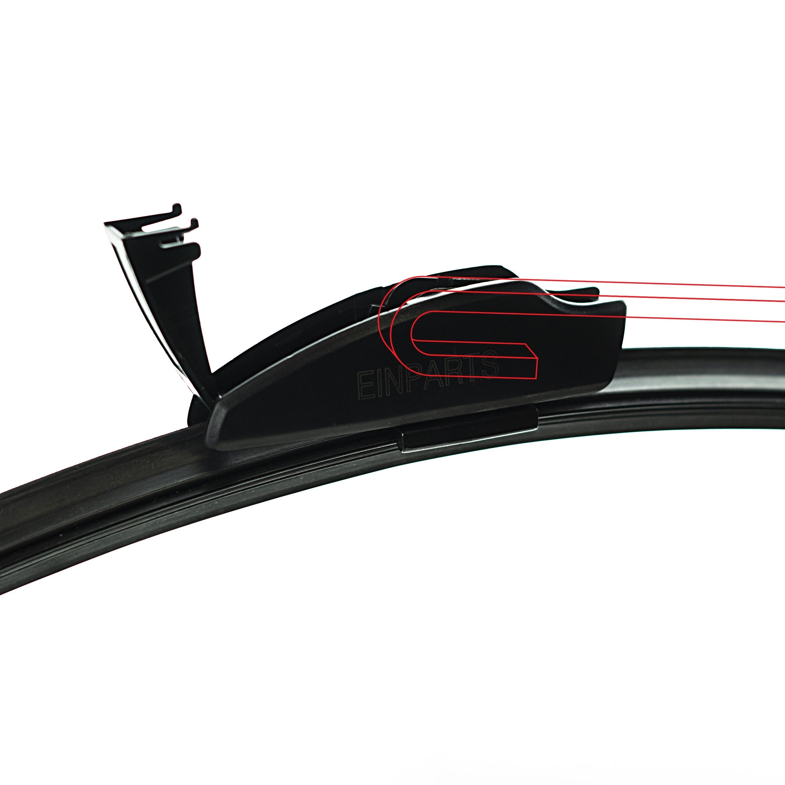 Torkarblad – fram – 500 mm – U-formad