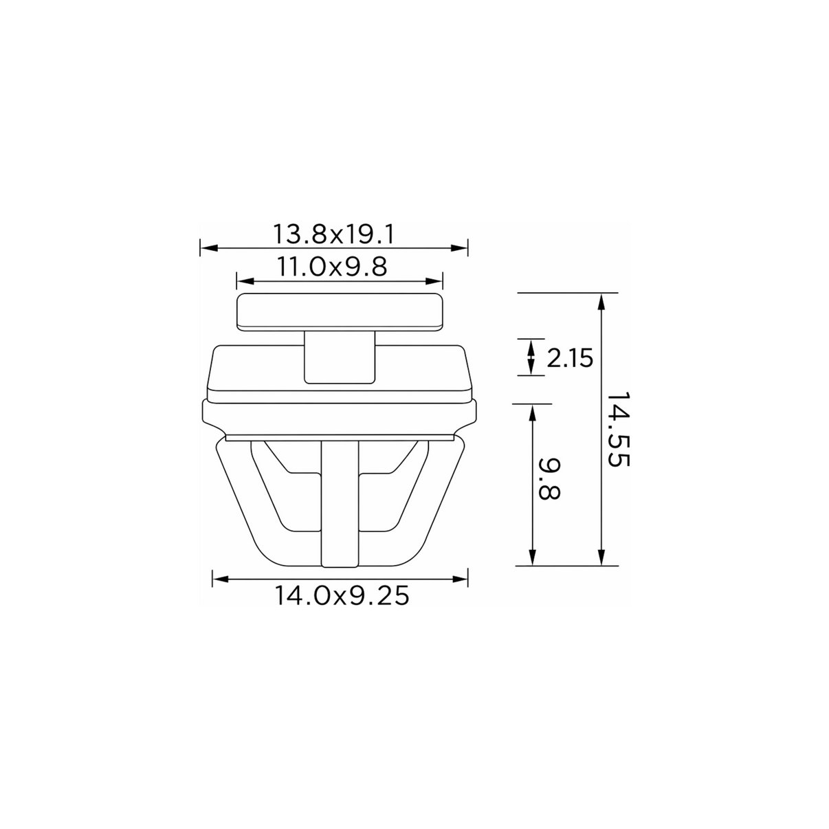 Fästclips Hyundai Accent III/Accent II m.fl. – 10-pack