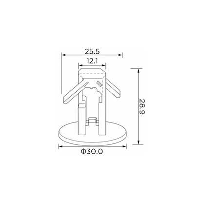 Fästclips – 10-pack