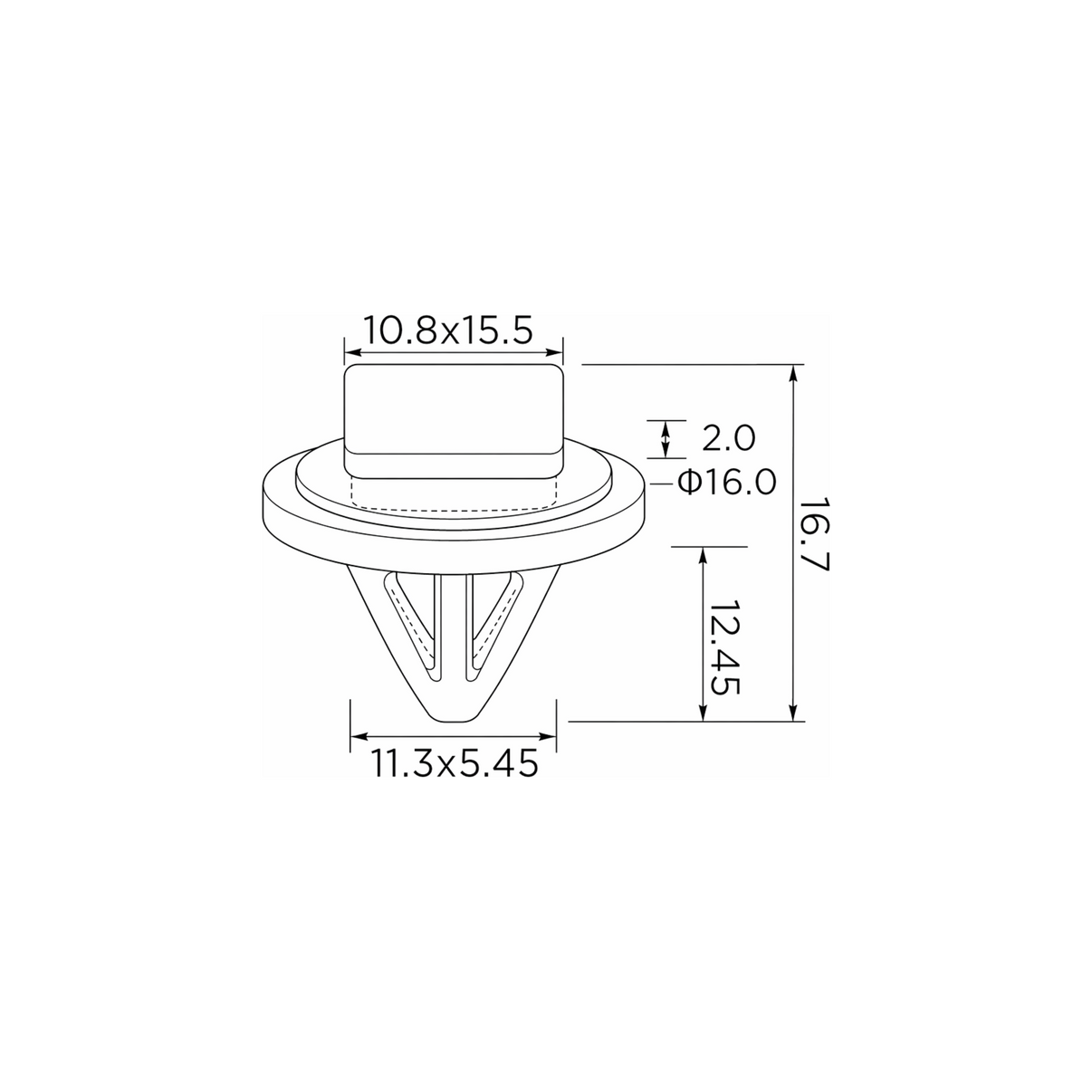 Fästclips Hyundai Sonata V/Tucson m.fl. – 10-pack