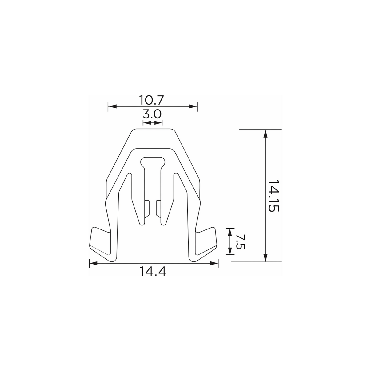 Fästclips Toyota Camry/Iq m.fl. – 10-pack