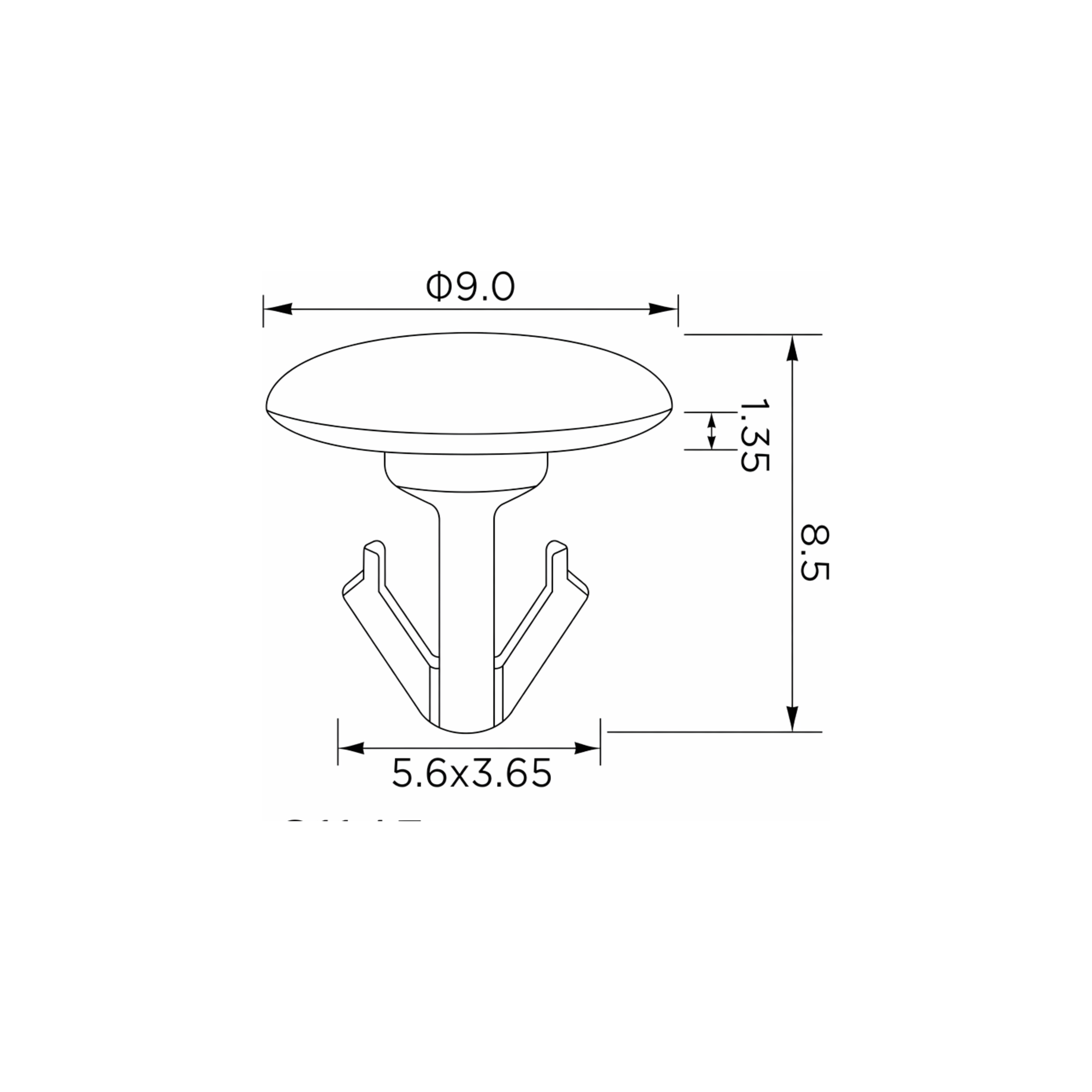 Fästclips Mazda 2/3 m.fl. – 10-pack