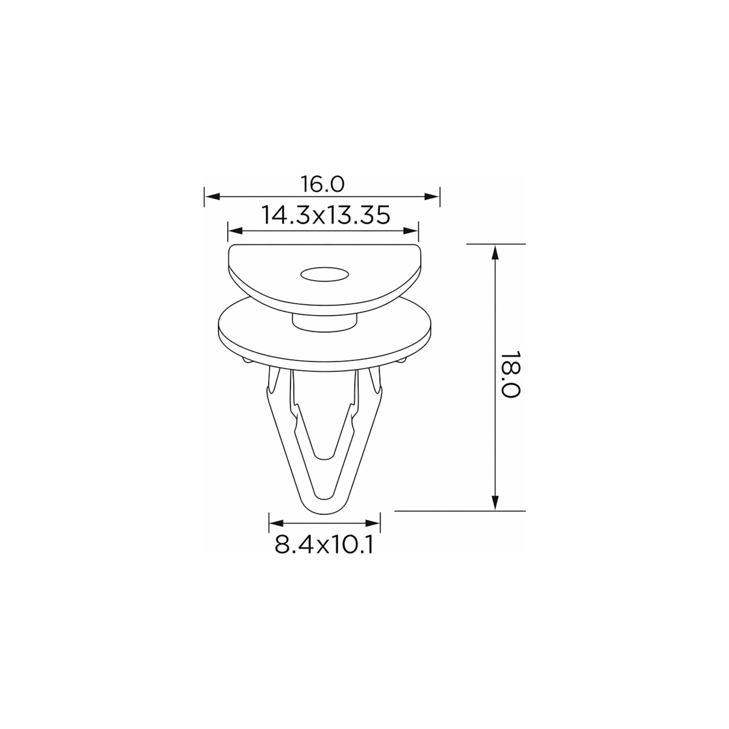 Fästclips Honda Cr-V I/Cr-V II m.fl. – 10-pack