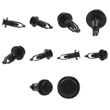 Fästclips Lexus Gs/Is II m.fl. – 10-pack – Svart