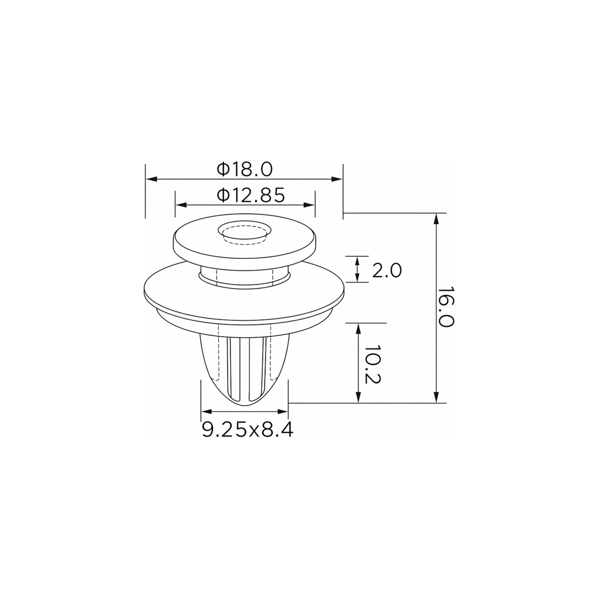 Fästclips – 10-pack