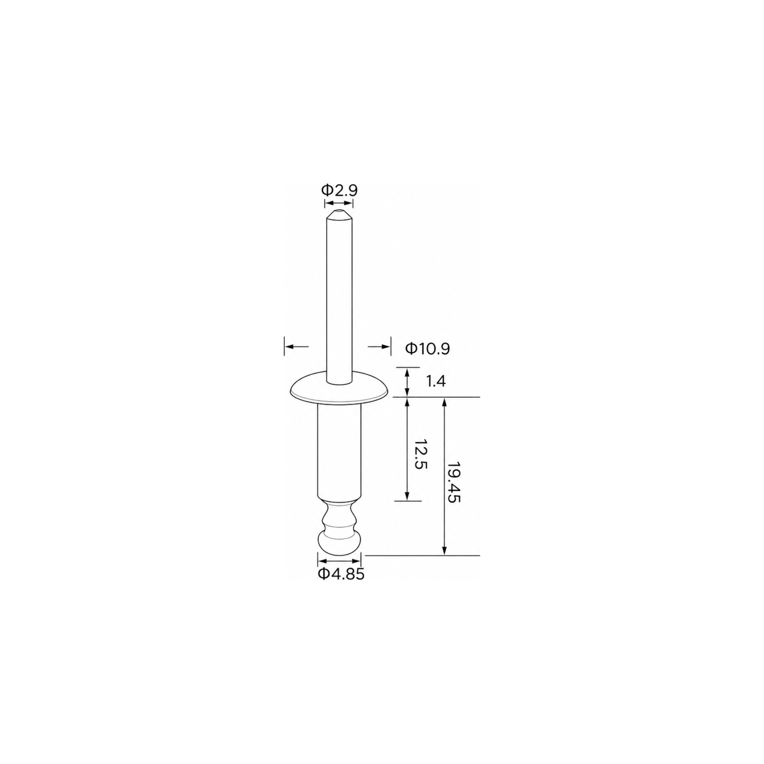 Fästclips – 10-pack – Monteringsdelar