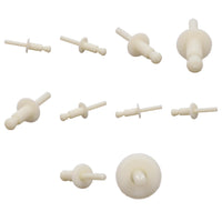 Fästclips – 10-pack – Svart/ Klädseldelar