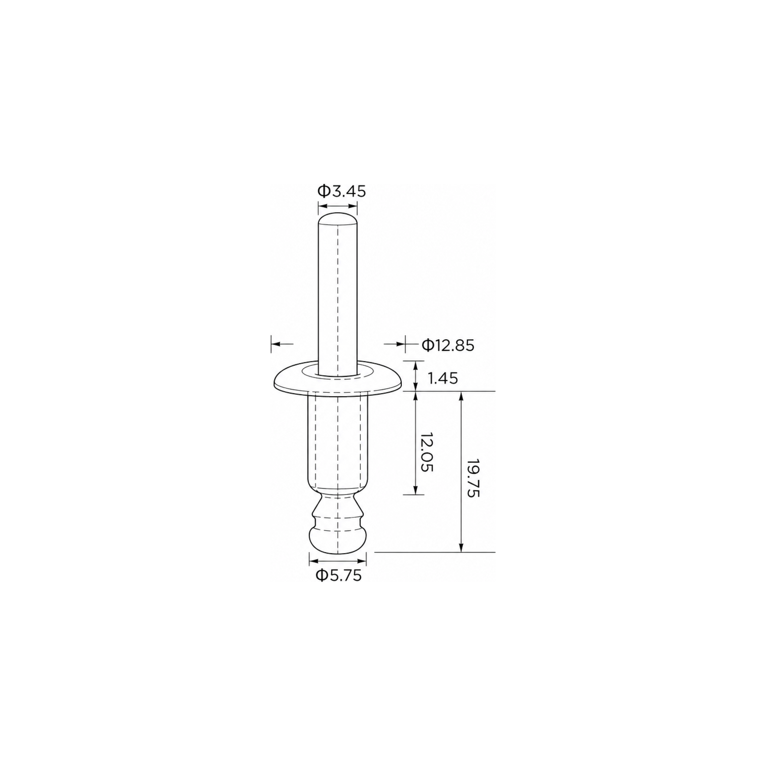 Fästclips – 10-pack – Svart/ Klädseldelar