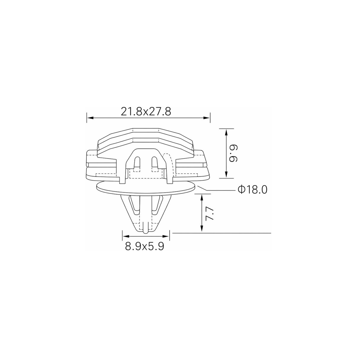 Fästclips – 10-pack