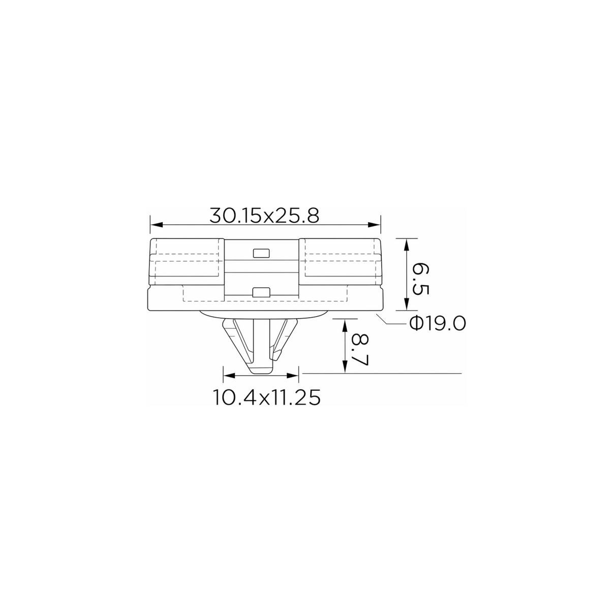 Fästclips – 10-pack