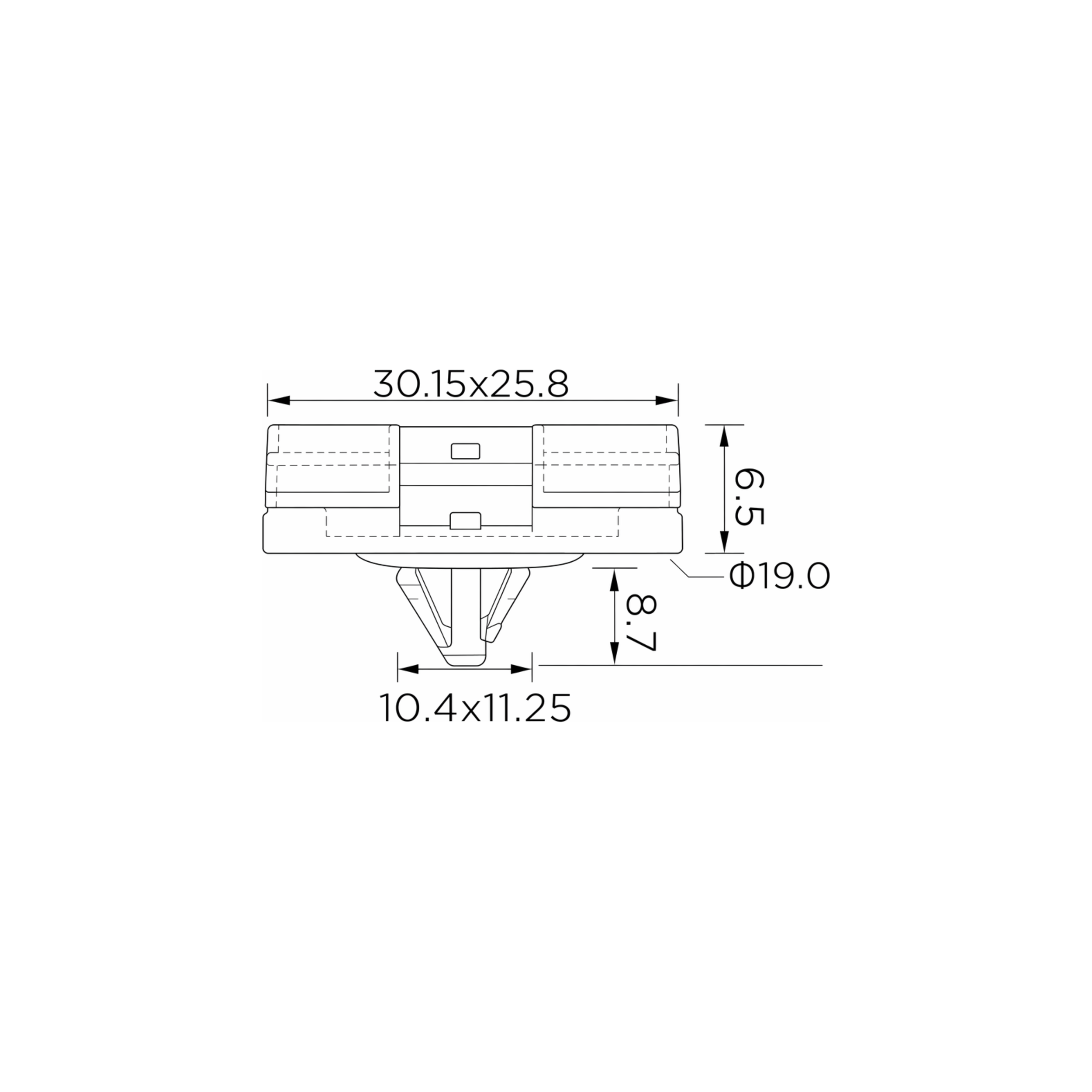 Fästclips – 10-pack
