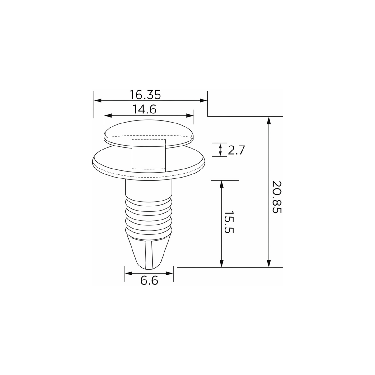 Fästclips – 10-pack