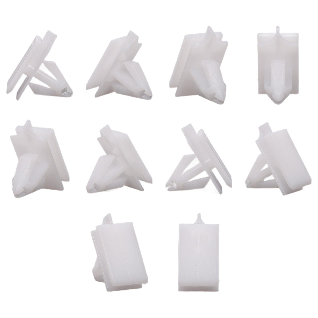 Fästclips – 10-pack – Svart