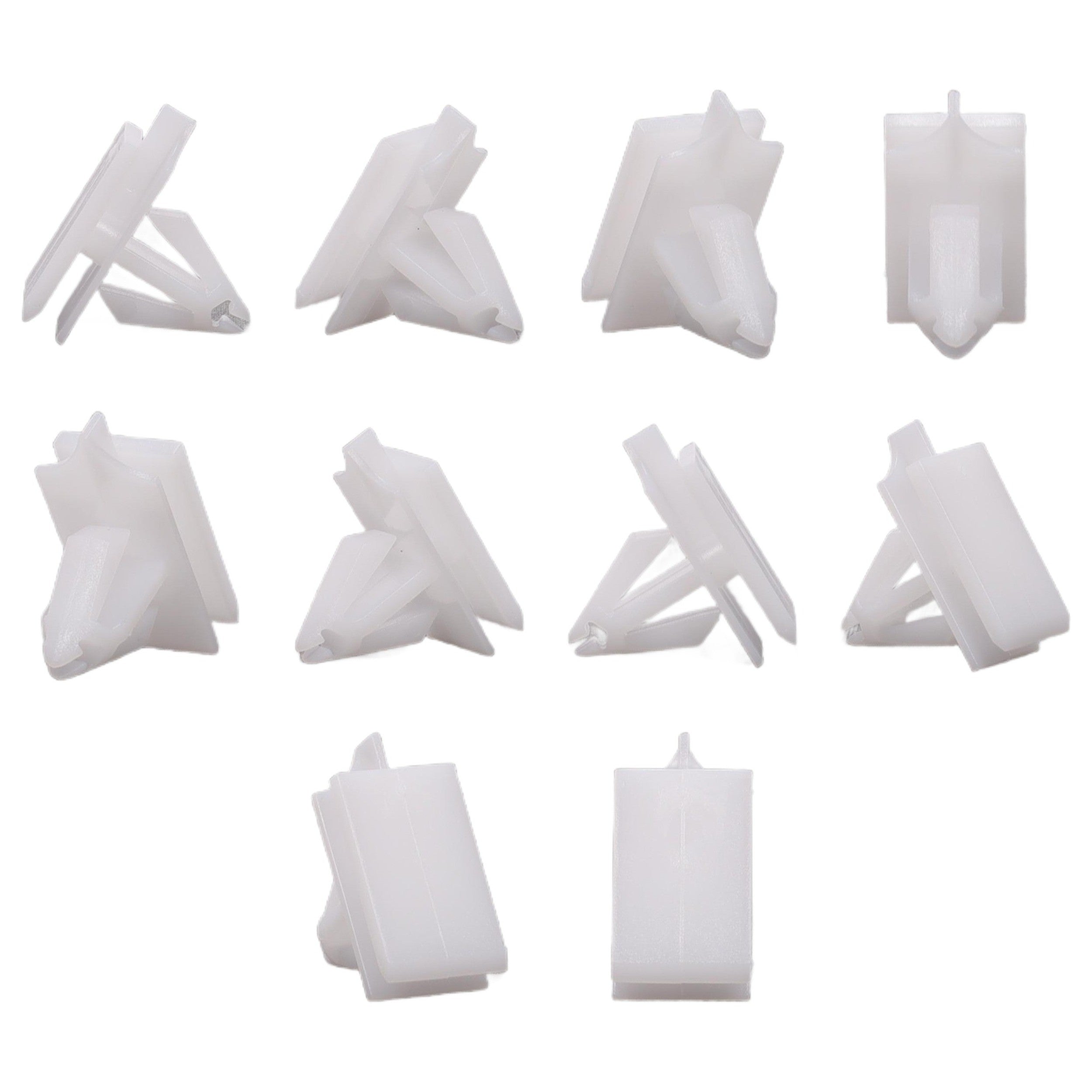 Fästclips – 10-pack – Svart