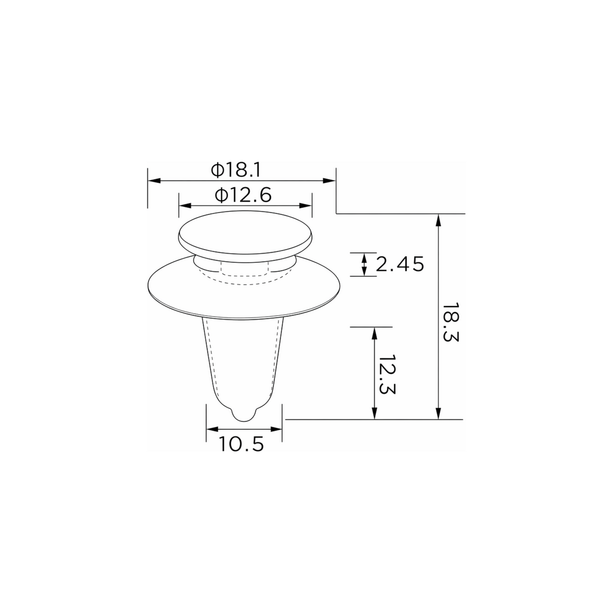 Fästclips – 10-pack