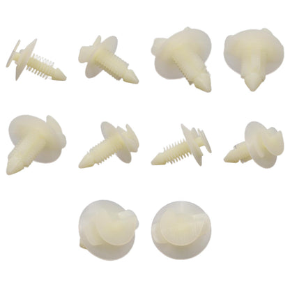 Fästclips – 10-pack – Svart