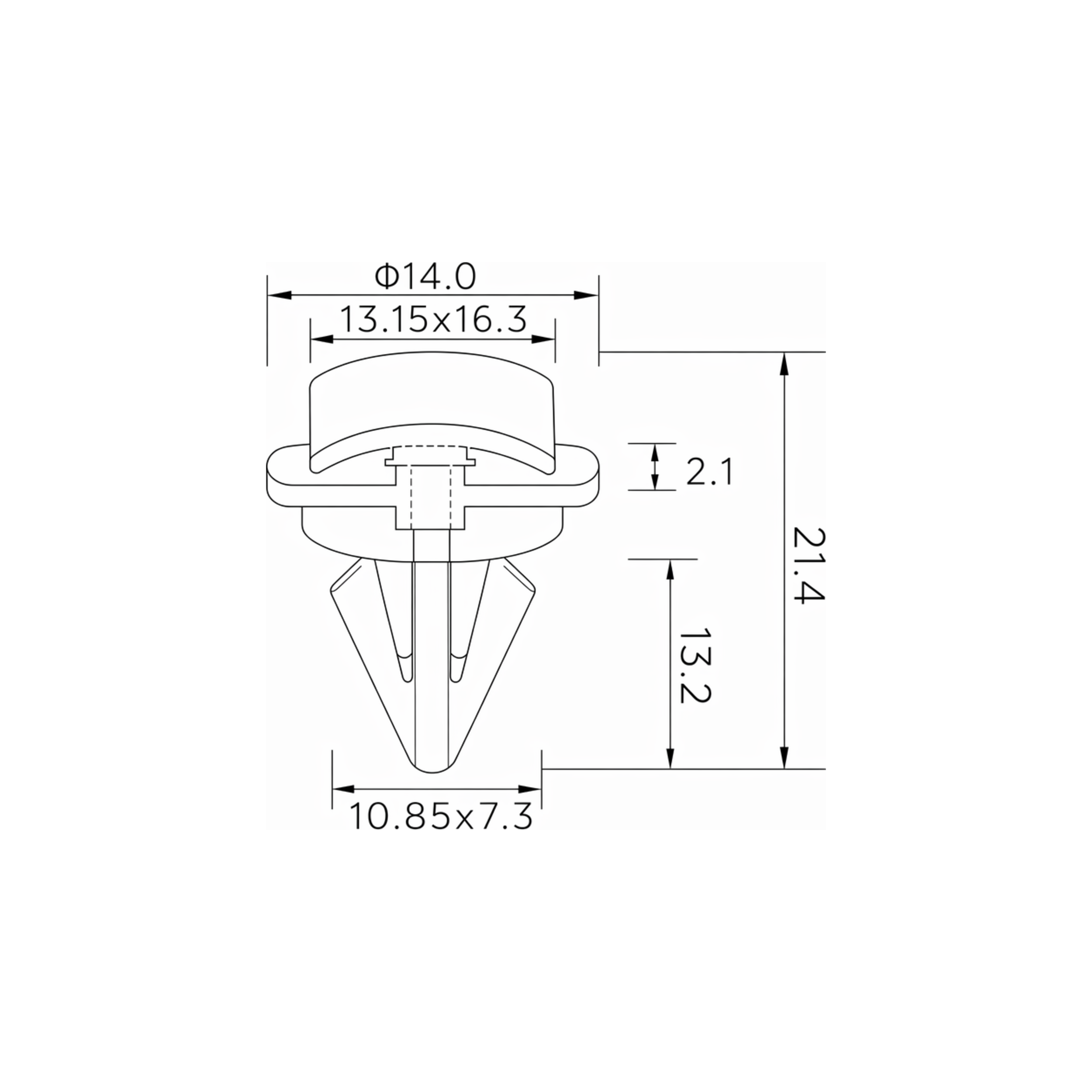 Fästclips Seat Alhambra/Arona m.fl. – 10-pack