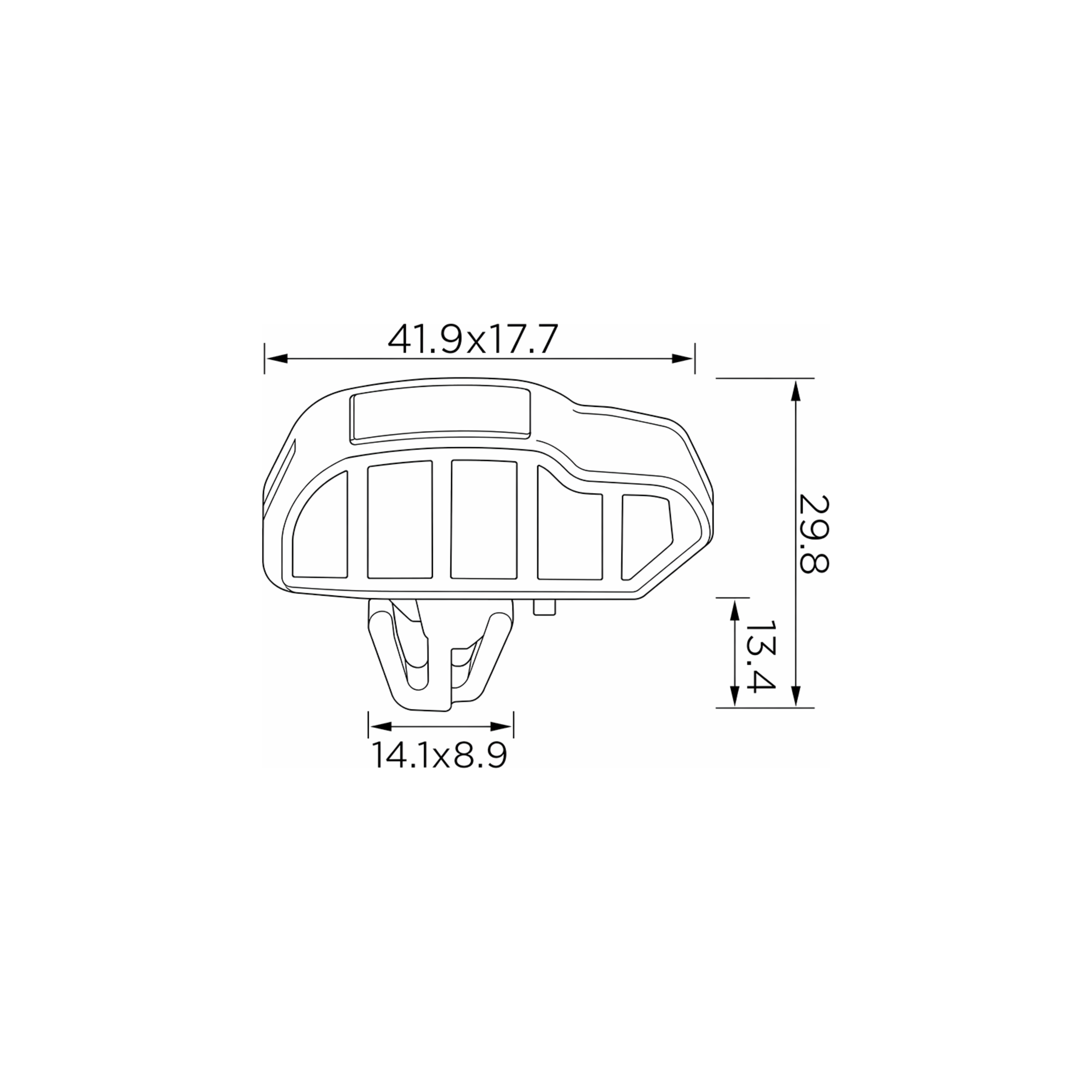 Fästclips – 10-pack – Stabil montering