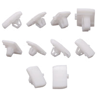 Fästclips – 10-pack – Svart