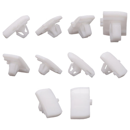Fästclips – 10-pack – Svart