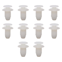 Fästclips – 10-pack – Svart