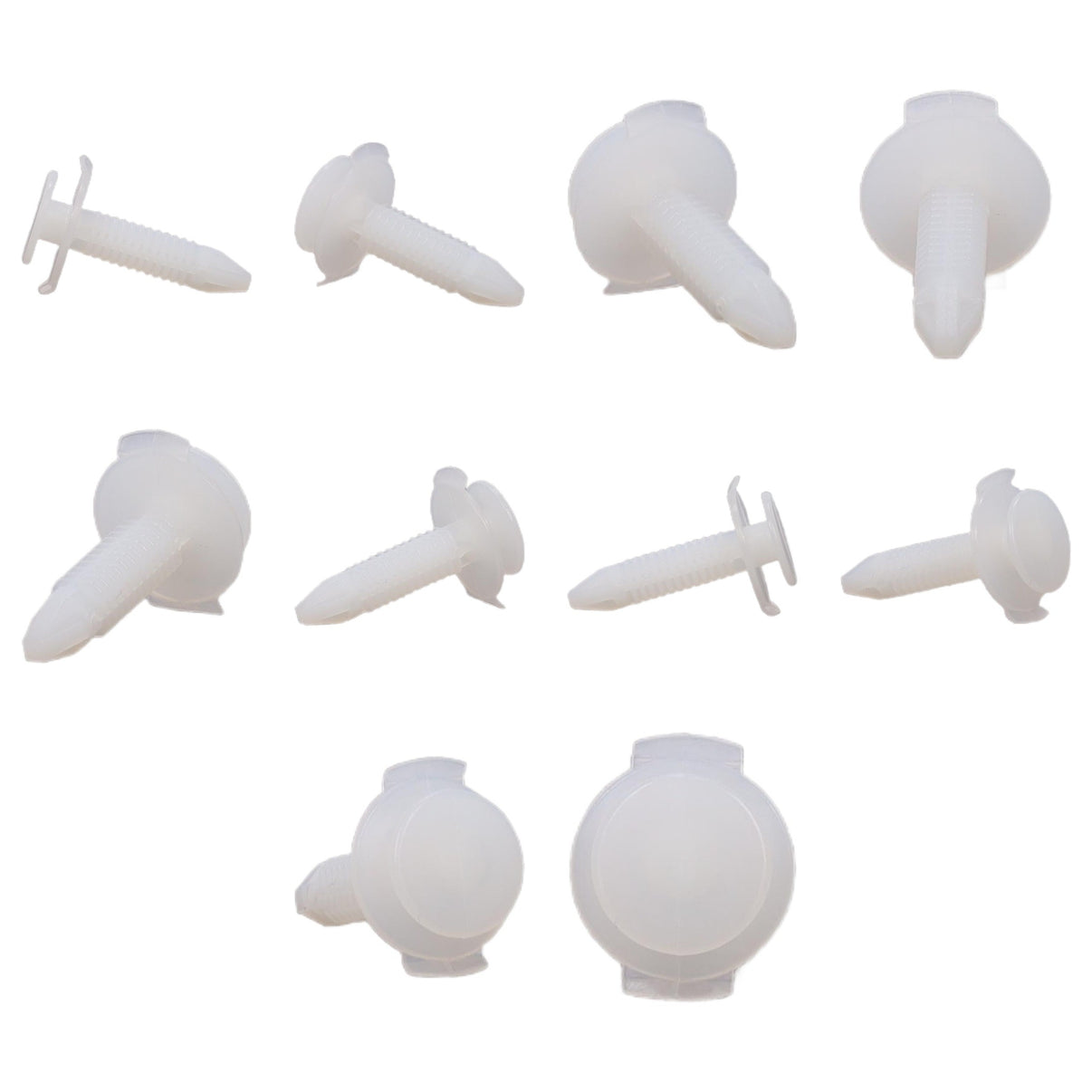 Fästclips – 10-pack – Svart